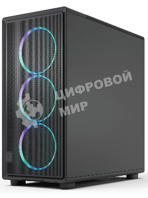 Корпус Fractal Design Epoch XL Black TG RGB Light Tint, Full-Tower, чёрный, 3 x 140 мм
