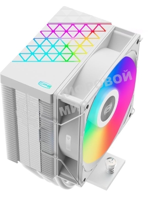 Устройство охлаждения (кулер) PcCooler R400 ARGB Soc-AM5/AM4/1200/1700/1851 белый 4-pin Al+Cu 180W Ret (R400-WHAWYX-US)