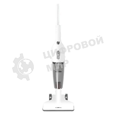 Пылесос вертикальный проводной SUPRA VCS-1044 белый, питание от сети, 650 Вт, уборка сухая, пылесборник 1 л