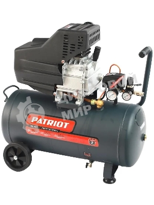 Компрессор поршневой безмасляный Patriot Professional 50-340, 340 л/мин, 8 бар, 2000 Вт, 50 л, быстросъемный 1/4