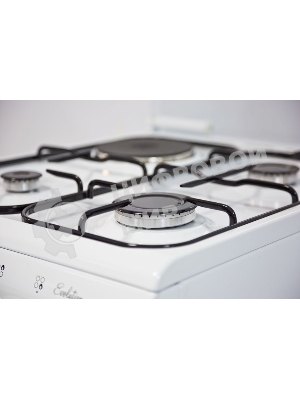 Плита комбинированная De Luxe 506031.00ГЭ (КР) белый, конфорок 4 шт, духовка 60 л, 50 см x 85 см x 60 см