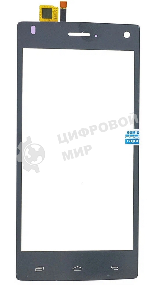Сенсорное стекло (тачскрин) для Fly FS452 Nimbus 2, черное
