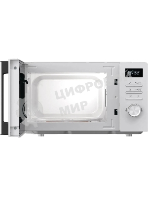 Микроволновая печь Gorenje MO20A3WH белый, 20 л, 800 Вт, переключатели - кнопки, поворотный механизм