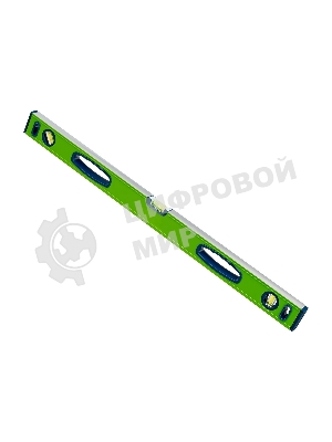 Уровень Сибртех алюминиевый УСМ-0,5-800, фрезерованный, 3 глазка, магнитный, рукоятки, 800 мм