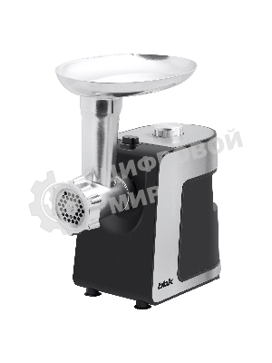 Мясорубка электрическая BBK MG2000 металлик/черный, 2000 Вт, 2.0 кг/мин, реверс, защита от перегрузки, насадки - 5