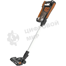 Пылесос вертикальный Blackton Bt VCA1401B оранжевый, питание от аккумулятора, 25 Вт, уборка сухая, пылесборник 0.6 л, работа от АКБ max 40 мин