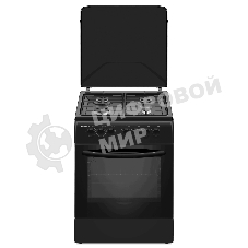 Плита комбинированная Kraft KF-FSK6402EBL, конфорок 4 шт, духовка электрическая, 60 см x 87 см x 63 см