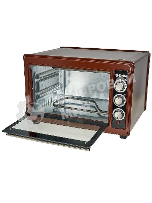 Мини-печь Delta D-0123 коречневый