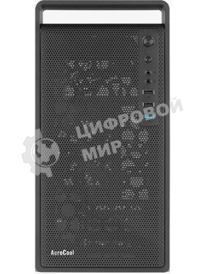 Компьютерный корпус MiniTower Aerocool/Formula CS-109-S-BK-v1 (mATX, USB3x1, USB2x2, 120мм fan,без БП) (4711099472390)