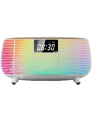 Радиобудильник Hyundai H-RCL231 белый LCD подсв:белая часы:цифровые FM