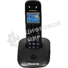 Телефон беспроводной (DECT) Panasonic KX-TG2511RUT (титан) АОН, Caller ID,спикерфон на трубке,переход в Эко режим одним нажатием