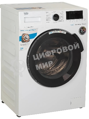 Стиральная машина Beko WSPE7H616W белый, загрузка фронтальная 7,5 кг, 1200 об/мин., класс: А