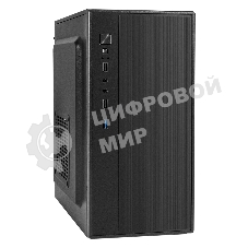 Компьютерный корпус Minitower ExeGate BAA-408U-AAA450 (mATX, БП AAA450 с вент. 8см, 2хUSB/1хUSB 3.0, HD Audio, черный)