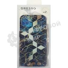 Чехол (клип-кейс) Gresso Meridian, для iPhone 13, синий gr17aaae8887
