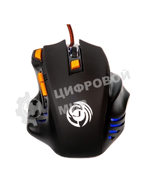 Мышь проводная Dialog Gan-Kata MGK-14U черный, 2400 dpi, USB, кнопки - 7