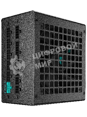 Блок питания Deepcool/GamerStorm PQ750G (ATX 3.1, 750W, Full Cable Management, PWM 120мм fan, 80 PLUS GOLD, Active PFC + Half Bridge + DC/DC, Full Japanese Capasitors, Gen5 PCIe) RET