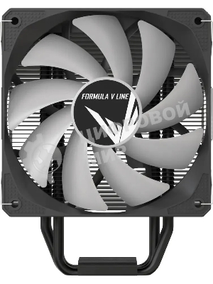 Устройство охлаждения(кулер) Formula Ice Burg ARGb Soc-AM5/AM4/1200/1700/1851 черный 4-pin 17-34dB Al+Cu 170W 552gr Ret (ICE BURG ARPW 4P BK)