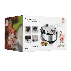 Мультиварка Galaxy Line GL 2648 серый, индукционная, объем 4 л, 1350 Вт, 11 программм