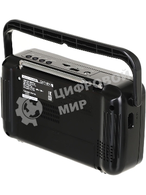 Радиоприемник портативный Сигнал РП-233BT черный USB microSD