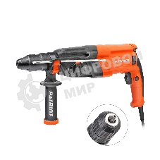 Перфоратор Patriot RH 243Q, SDS+, мощность 770 Вт, 2.6 Дж, 3 режима работы, быстросменный патрон QCC, макс.диаметр 24мм, глубиномер, кейс