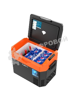 Холодильник автомобильный Бирюса НС-30P7 оранжево-черный