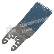 Насадка для МФИ Denzel режущая пазовая прямая, HCS, по дереву, ламинату, 34 х 2,5 мм, крупный зуб