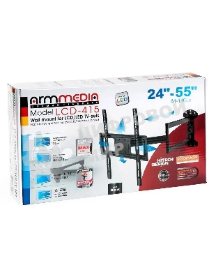Кронштейн для телевизора Arm Media LCD-415 черный, 24