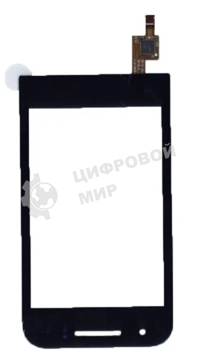 Сенсорное стекло (тачскрин) для Samsung GT-S5820, черное