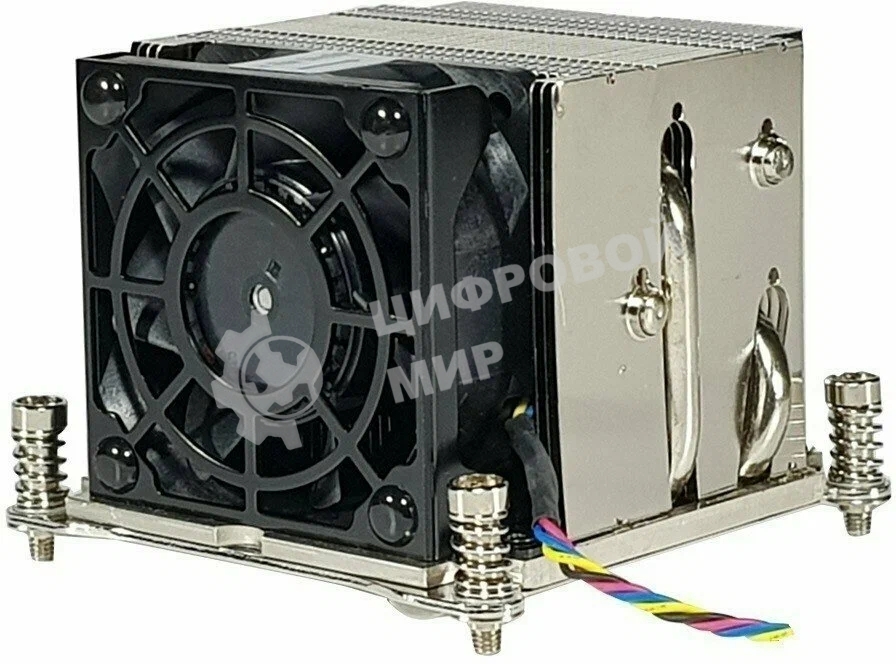 Кулер серверный Ablecom ACL-S20062 серебристый, 60 мм, алюминий, 8400 об/мин, 52 дБ, 4 pin, 180 Вт, 67 мм