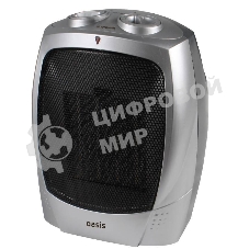 Тепловентилятор Oasis KS-15 серый, 1500 Вт, 20 м2