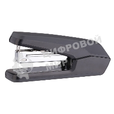 Степлер настольный Deli E0464BLACK Exceed 24/6 26/6 (25 листов) черный, 100 скоб, металл/пластик закрытый/открытый, коробка