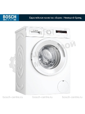 Стирально-сушильная машина Bosch WNA134L0SN белый, загр.фронтальная, макс.: 8кг, 1400 об/мин, класс: A