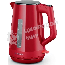Чайник электрический Bosch TWK 1M124 1.7 л, 2400 Вт, красный