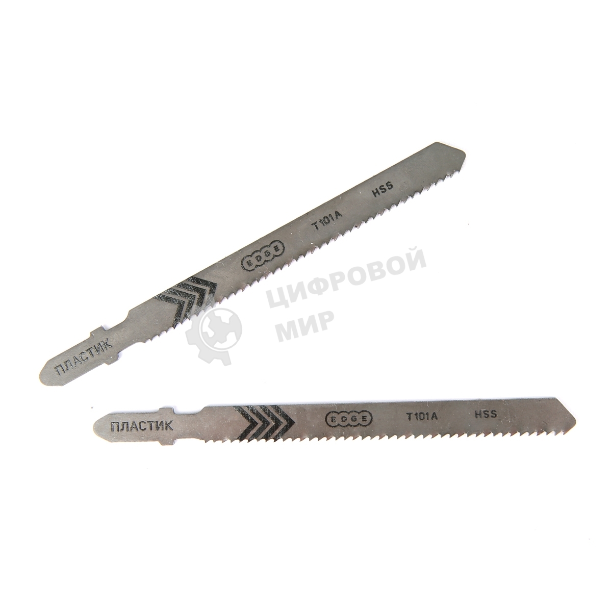 Пилка для лобзика EDGE by PATRIOT T101A по пластику, 2шт в блистере