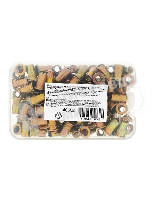 Заклепки резьбовые Denzel стальные, оцинкованные, М5, пластиковый кейс, 100 шт.