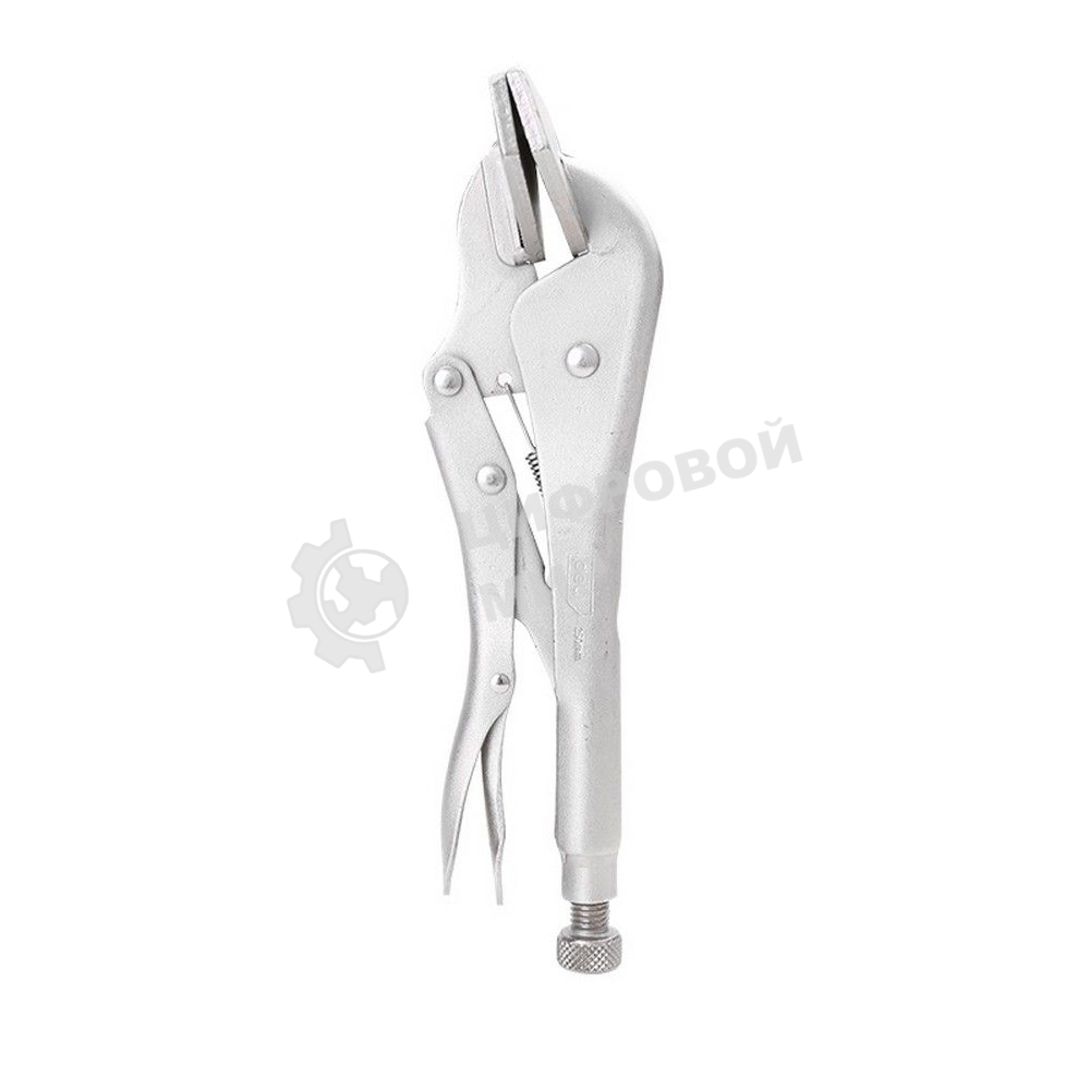 Зажимные клещи с плоскими губками Deli DL20016 250мм, регулировочный винт