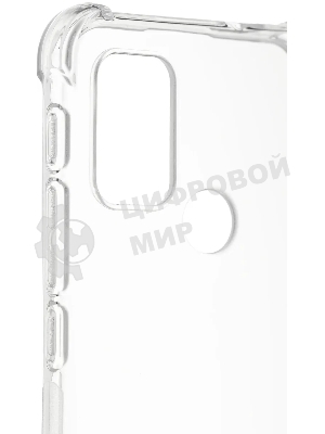 Чехол (клип-кейс) Brosco, для Motorola Moto G20, прозрачный moto-g20-hard-tpu-transparent