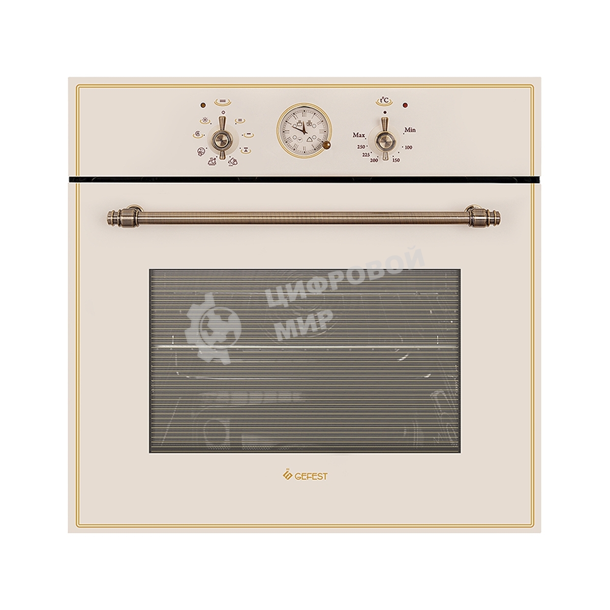Духовой шкаф электрический встраиваемый Gefest ЭДВ ДА 622-02 В85 кремовый