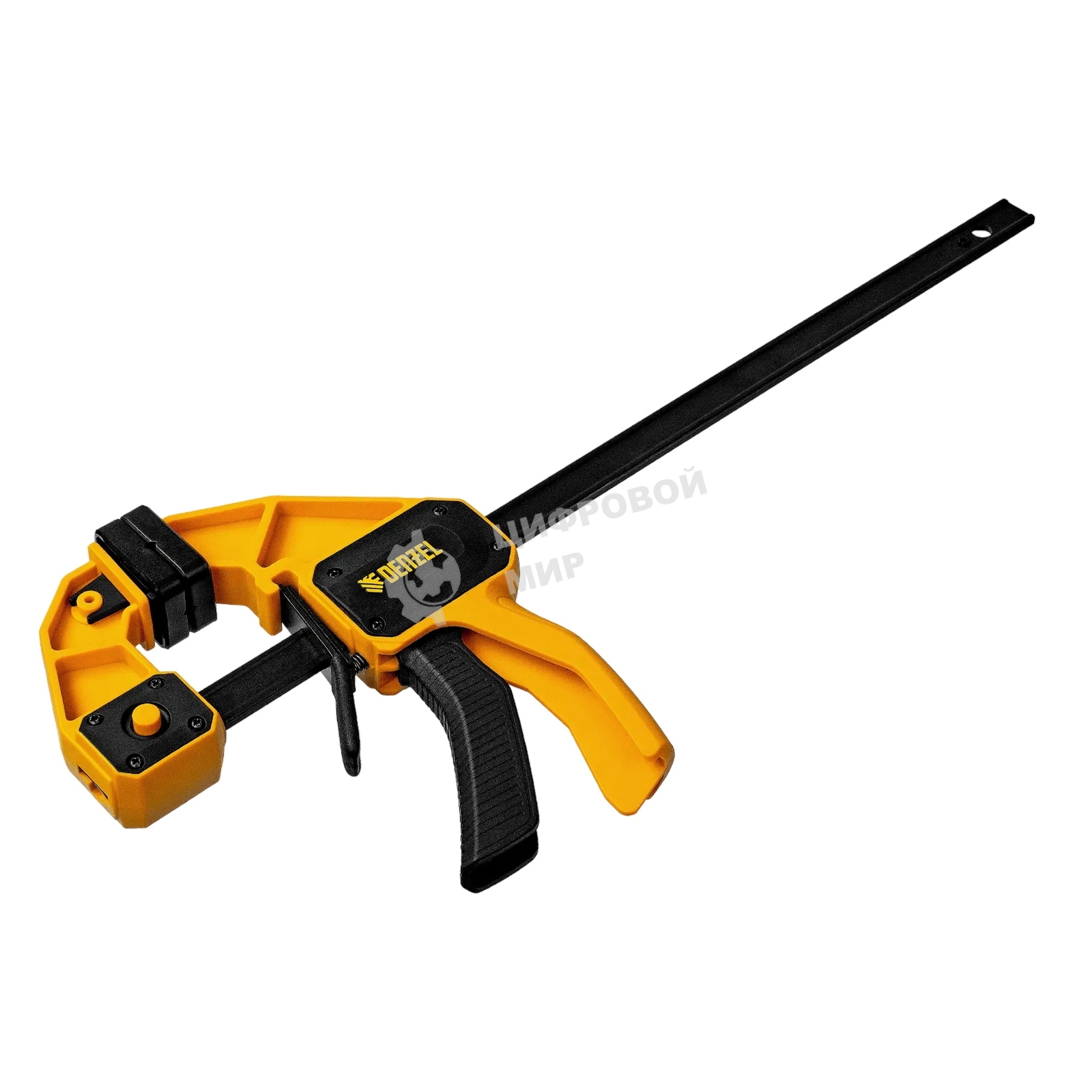 Струбцина Denzel F-образная, быстрозажимная, 300 х 80 мм, усиленный нейлоновый корпус