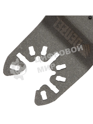 Насадка для МФИ Denzel режущая пазовая прямая, HCS, по дереву, ламинату, 34 х 2,5 мм, крупный зуб