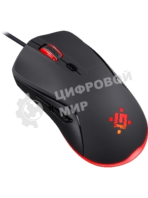 Мышь проводная Defender Arga GM-049 черный, 3600 dpi, USB, кнопки - 6