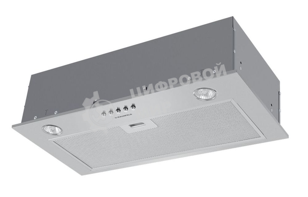 Вытяжка встраиваемая Maunfeld Crosby Singl 5028 черный, 49.8 см, 850 куб. м/ч, 48 дБ