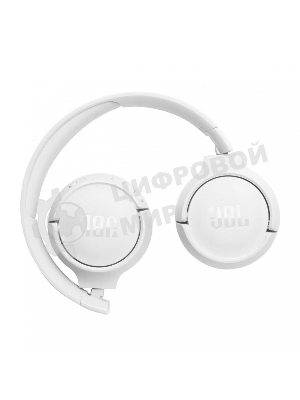 Беспроводные наушники JBL Tune 520BT белый, накладные, Bluetooth, быстрая зарядка, складная конструкция