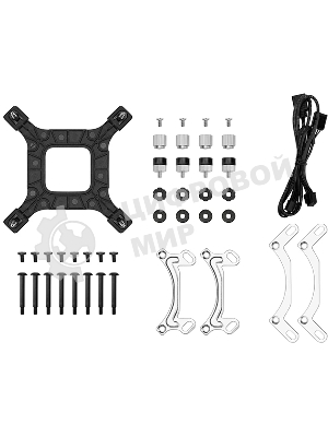 Система жидкостного охлаждения Deepcool LE240 PRO ARGb Soc-AM5/AM4/1200/1700/1851 черный 4-pin 28.2-33dB Al 280W 1347gr Ret (R-LE240PRO-BKAMMC-G-1)