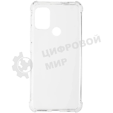 Чехол (клип-кейс) Brosco, для Motorola Moto G20, прозрачный moto-g20-hard-tpu-transparent