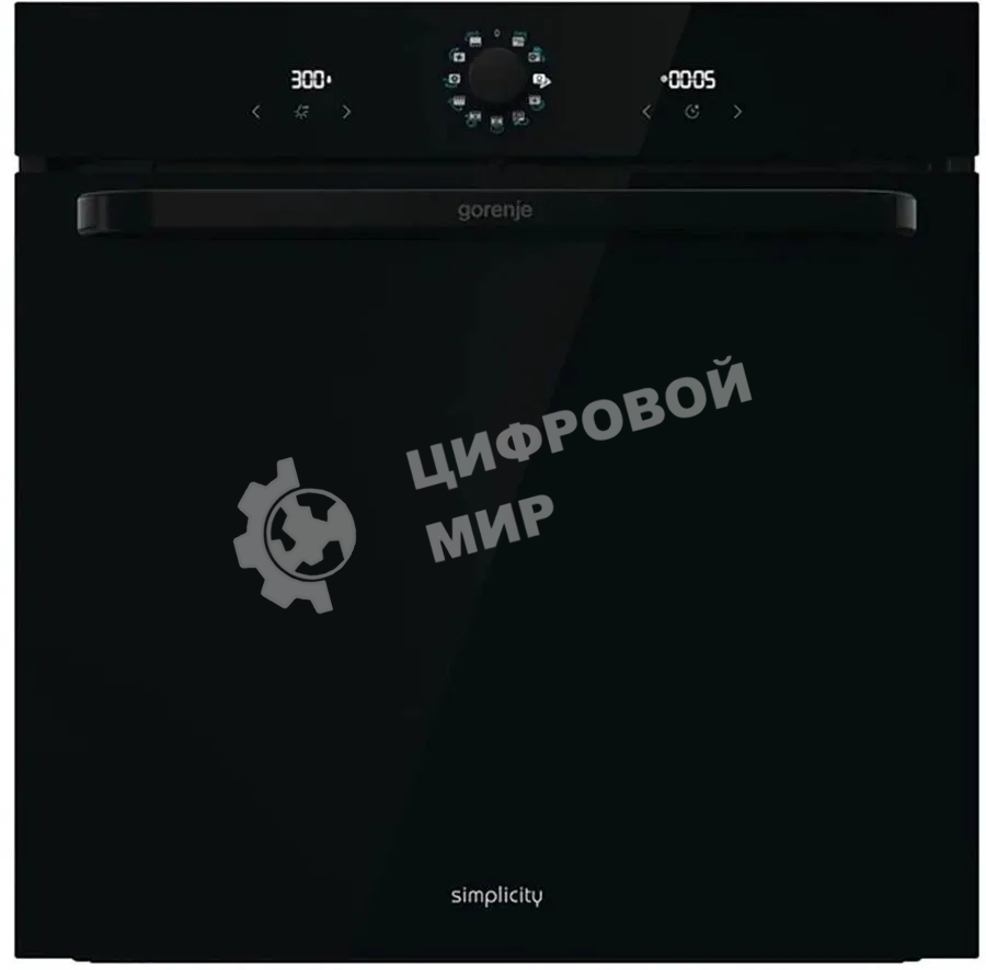Духовой шкаф электрический Gorenje BOS67371SYB черный, встраиваемый