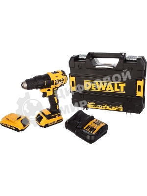 Аккумуляторная безударная бесщеточная дрель - шуруповерт XR DeWalt DCD777D2T-QW