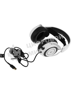 Гарнитура Bloody G535 белый/серебристый, проводная, подсветка