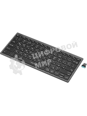 Клавиатура беспроводная A4Tech Fstyler FBX51C серый USB BT/Radio slim Multimedia