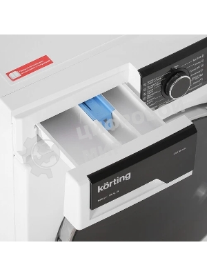 Стирально-сушильная машина Korting KWD 58L1496 белый, загрузка фронтальная 9 кг, 1400 об/мин., класс: А